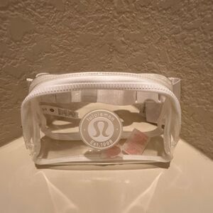 Lululemon Everywhere Belt Bag Clear White See Thru For Stadium Concert Festival
